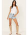 Image #1 - Lee Women's Pearl Cut Off Shorty Shorts, Blue, hi-res
