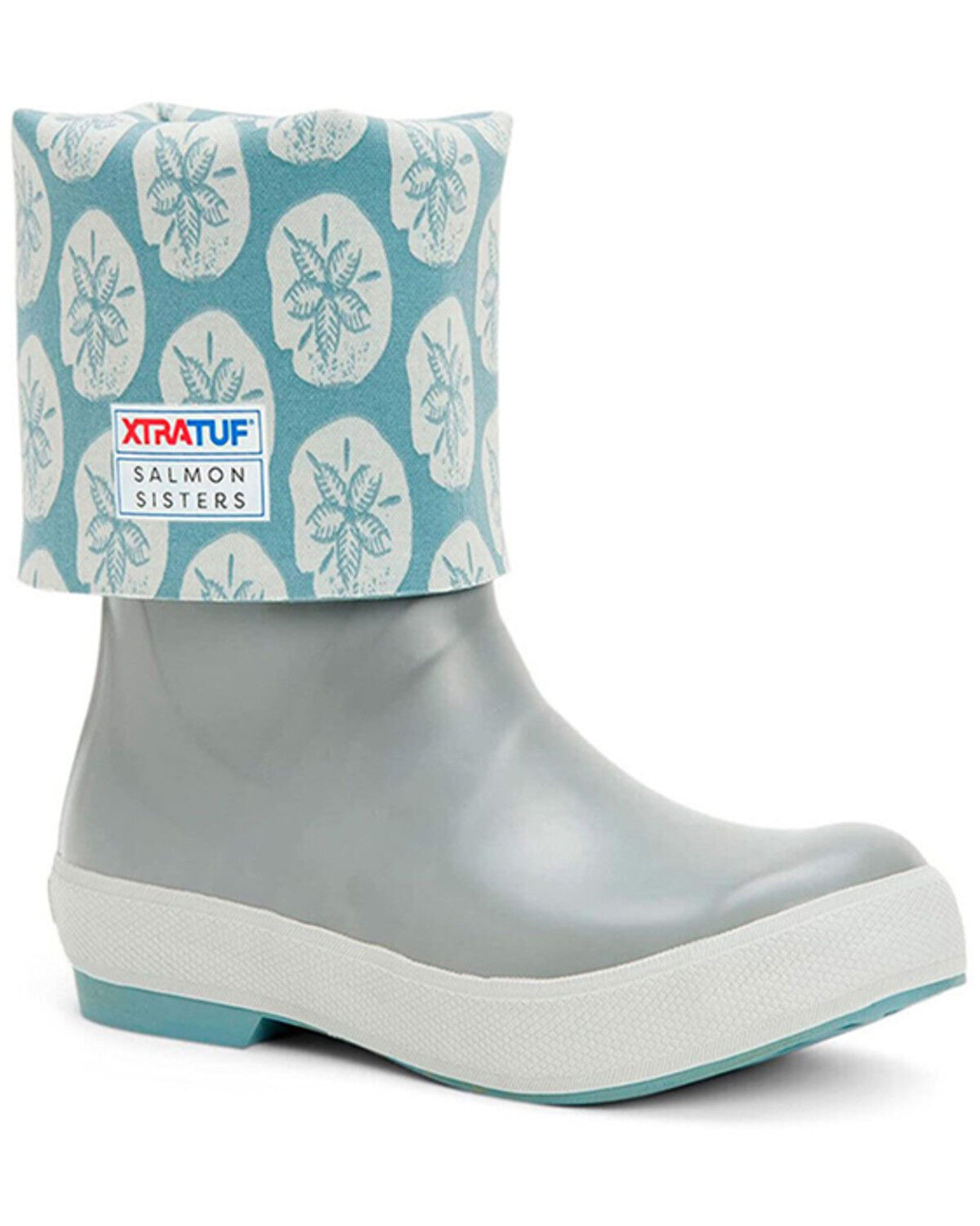 Image #1 - Xtratuf Women's Salmon Sisters 15" Legacy Waterproof Boots - Round Toe, Grey, hi-res