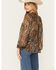 Image #4 - Revel Women's Paisley Print Long Sleeve Peasant Top, Brown, hi-res