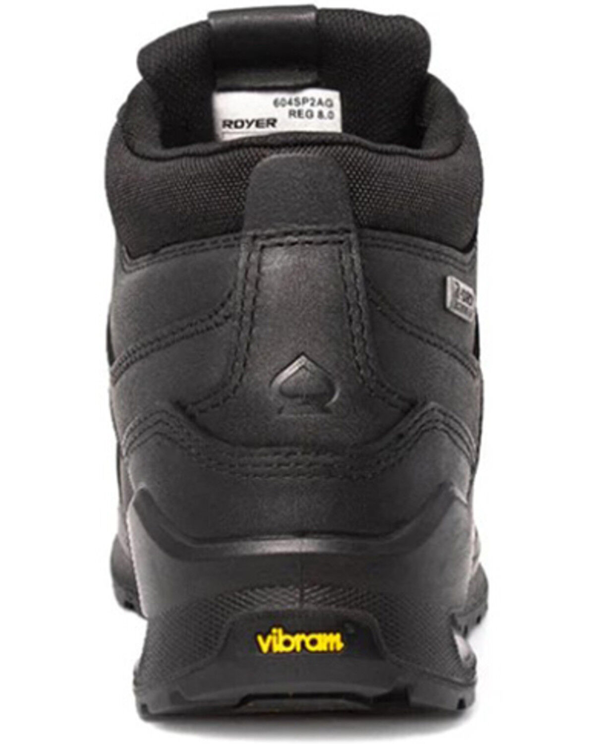 Image #3 - ROYER Men's Inspades Arctic Grip Insulated Work Boots - Aluminum Toe, Black, hi-res