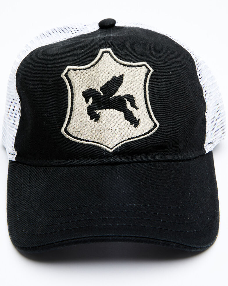 Idyllwind Women's Roam Free Patch Mesh-Back Ball Cap , Black, hi-res