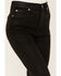 Image #2 - 7 For All Mankind Women's High Rise Coated Denim Slim Kick Flare Jeans, Black, hi-res