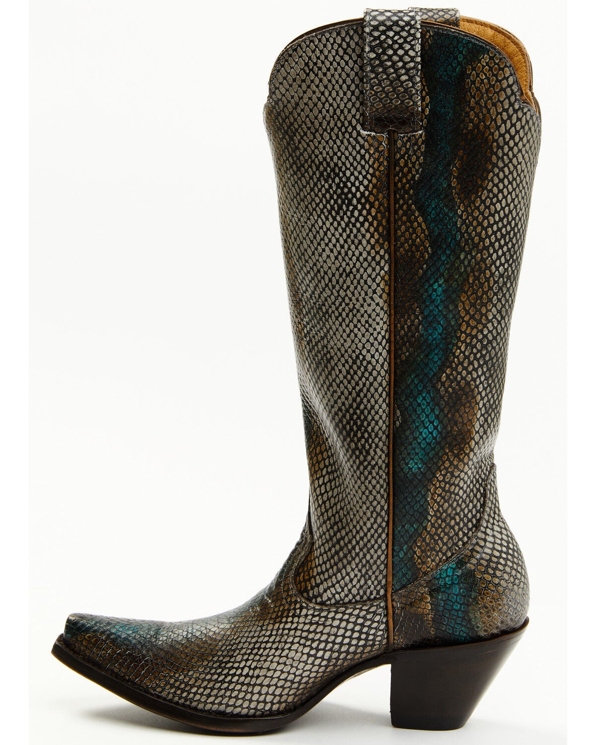 Idyllwind Women's Strut Snake Print Leather Western Boots - Snip Toe, Multi
