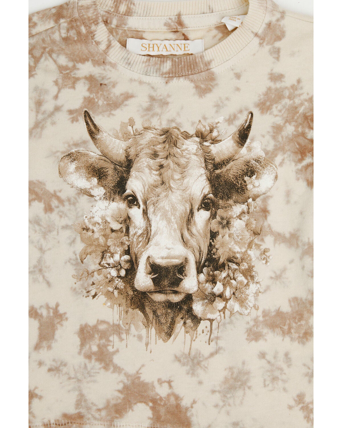 Image #2 - Shyanne Toddler Girls' Hazel Short Sleeve Graphic Tee, Cream, hi-res