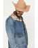 Image #2 - Cody James Men's Southwestern Blanket Yoke Unlined Denim Jacket, Medium Wash, hi-res