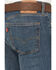Image #4 - Levi's Men's 514 Medium Wash Straight Stretch Denim Jeans, Medium Wash, hi-res