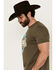 Image #2 - Rock & Roll Denim Men's Southwestern Print Logo Short Sleeve Graphic T-Shirt, Forest Green, hi-res