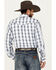 Image #4 - Wrangler Men's Plaid Print Long Sleeve Snap Western Performance Shirt, White, hi-res