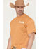 Image #3 - Modelo Men's Cowboy Desert Short Sleeve Graphic T-Shirt, Wheat, hi-res