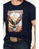 Image #3 - Cody James Men's Liberty Death Short Sleeve Graphic T-Shirt , Navy, hi-res