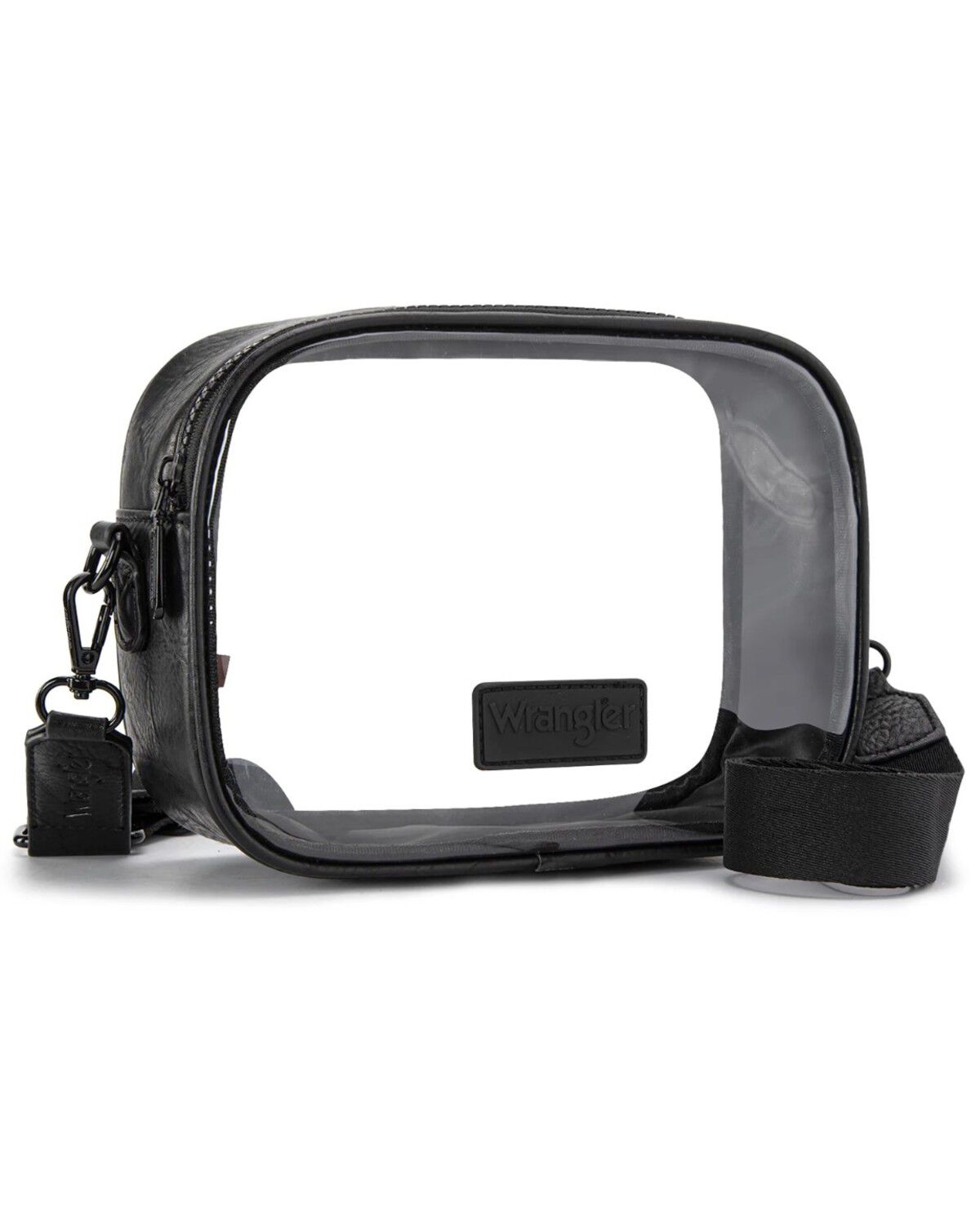 Image #1 - Wrangler Women's Mini Clear Crossbody Bag, Black, hi-res