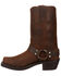 Image #6 - Durango Women's Harness Western Boots - Square Toe, Brown, hi-res