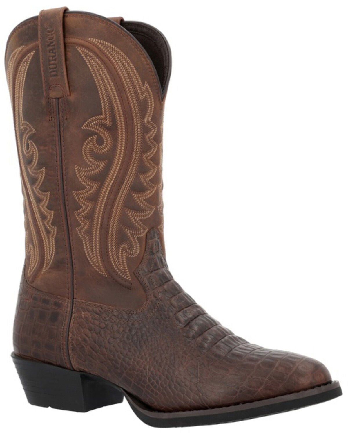 Image #1 - Durango Men's Shyloh Western Boots - Round Toe, Brown, hi-res