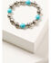 Shyanne Women's Silver Concho & Multicolored Beaded 4-piece Bracelet Set, Silver, hi-res