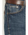 Image #2 - Wrangler Retro Men's Layton Medium Wash Low Rise Slim Bootcut Jeans, Denim, hi-res