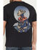 Image #4 - Wrangler Men's Cowboy Jim Watercolor Short Sleeve Graphic T-Shirt, Black, hi-res