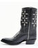 Image #3 - Planet Cowboy Women's Pee-Wee Pair-A-Dice Leather Western Boot - Snip Toe, Black, hi-res