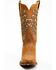 Laredo Women's Eagle Cut-Out Western Boots - Snip Toe, Honey, hi-res