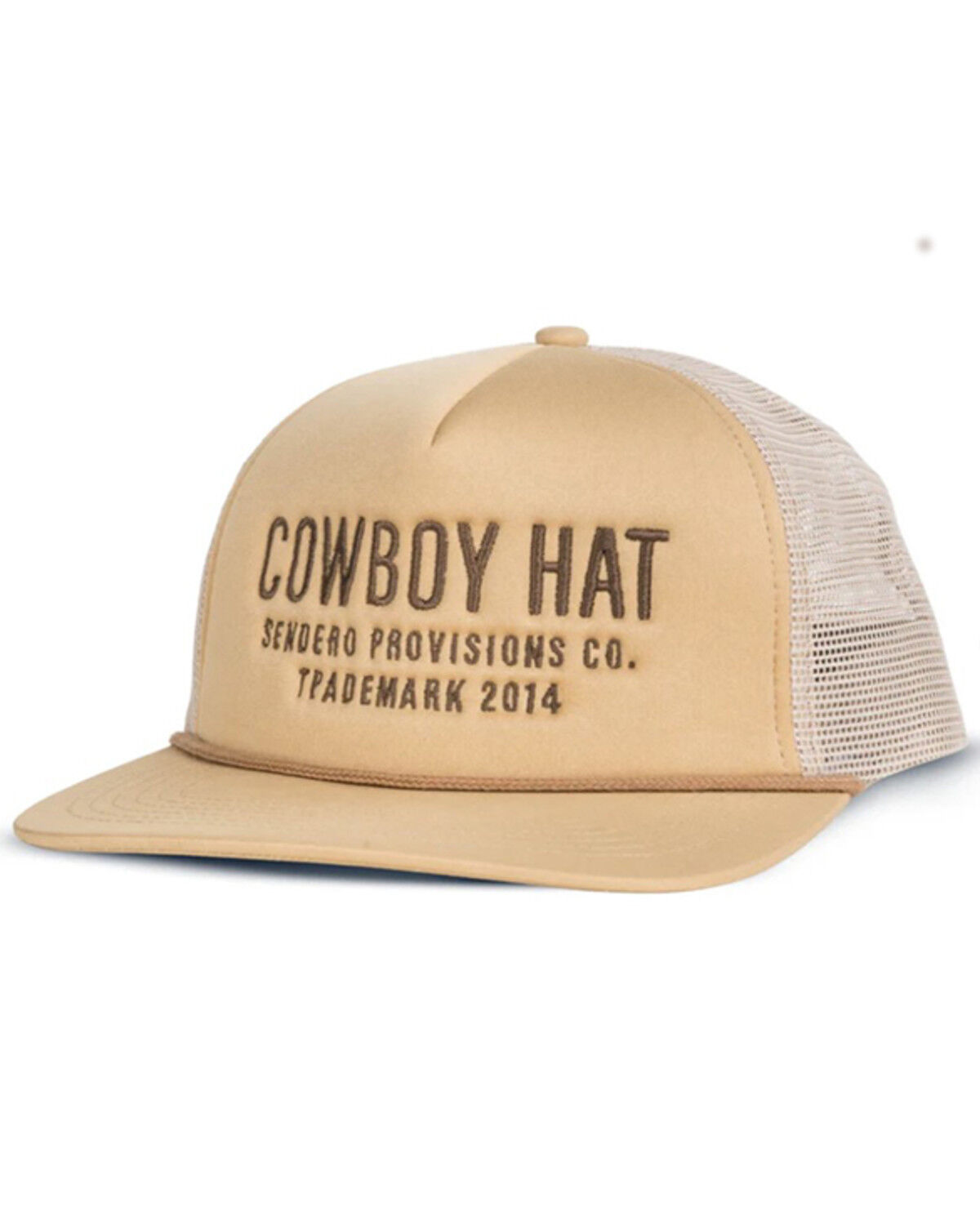 Image #1 - Sendero Provisions Cowboy Hat Ball Cap, Tan, hi-res