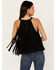 Image #4 - Idyllwind Women's Madie Faux Suede Fringe Tank, Black, hi-res