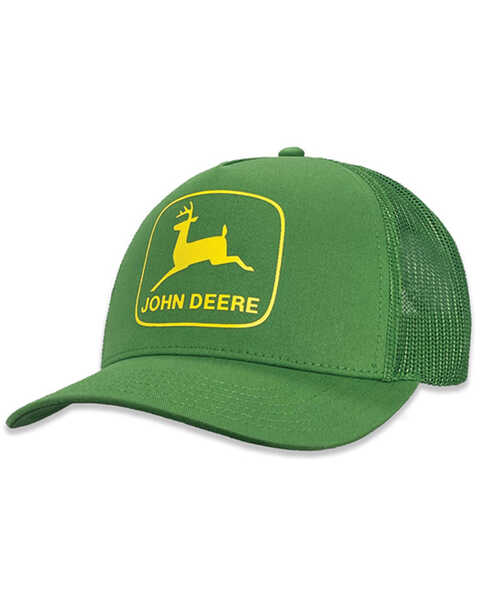 Image #1 - John Deere Men's Logo Ball Cap, Green, hi-res