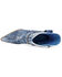 Image #4 - Azalea Wang Women's Neith Denim Western Booties - Round Toe, Blue, hi-res