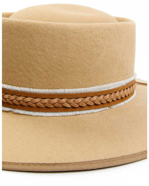Image #2 - Shyanne Women's Felt Western Fashion Hat, Tan, hi-res