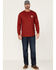 Image #2 - Cody James Men's FR Bossa Nova Graphic Long Sleeve Work T-Shirt, Medium Blue, hi-res