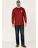Image #2 - Cody James Men's FR Bossa Nova Graphic Long Sleeve Work T-Shirt , Medium Blue, hi-res