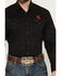 Image #3 - Rodeo Clothing Men's Boot Barn Exclusive Mexico Embroidered Long Sleeve Snap Western Shirt, Black, hi-res