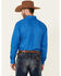Image #4 - Roper Men's Solid Amarillo Collection Long Sleeve Western Shirt, Royal, hi-res