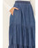 Image #2 - Ariat Women's Chambray Maxi Skirt, , hi-res