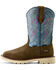 Image #2 - Ariat Women's Activator Waterproof Work Boots - Steel Toe, Dark Brown, hi-res