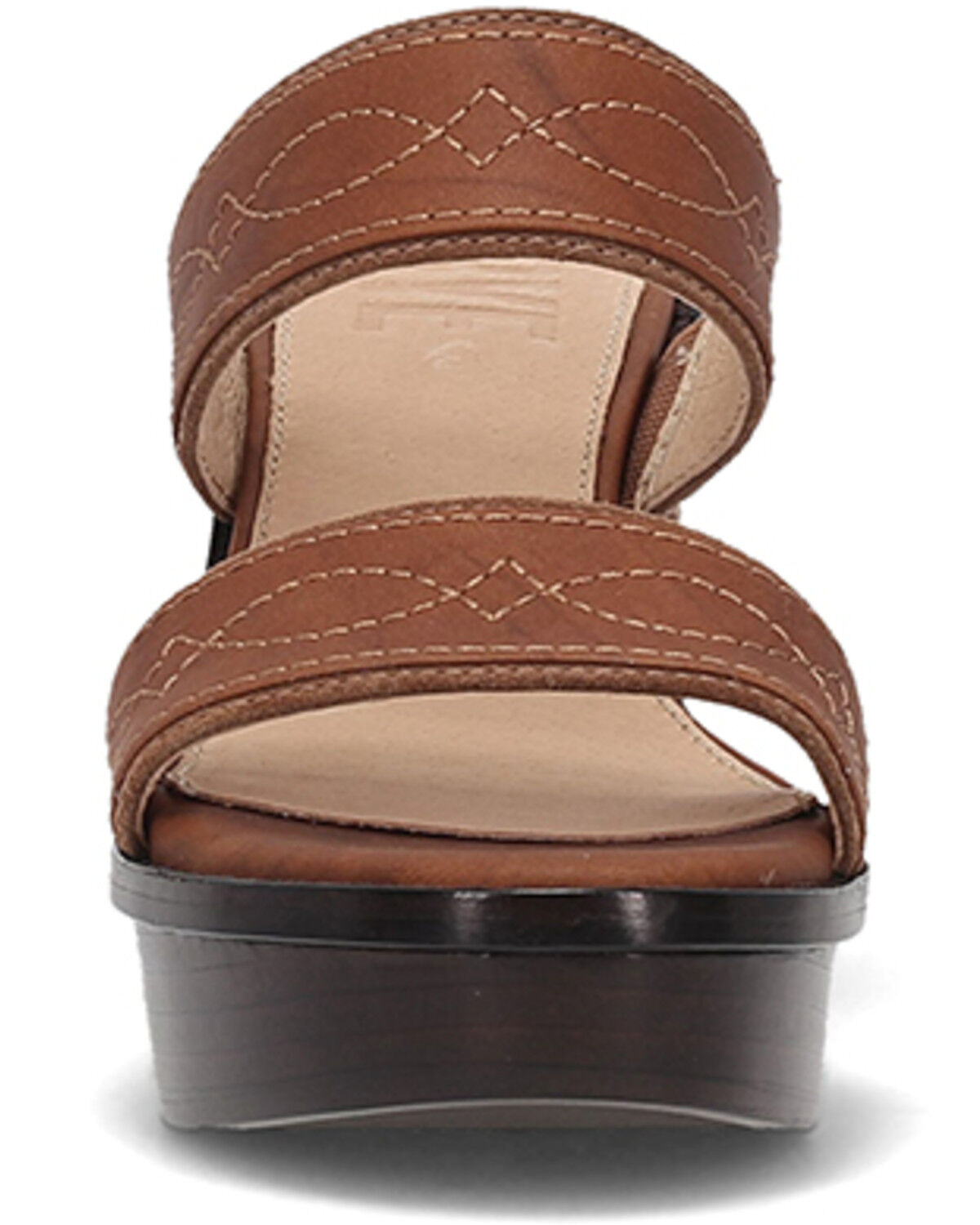 Image #4 - Frye Women's Pipa Woodstock 2 Band Platform Sandal, Tan, hi-res