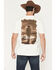 Image #1 - Wrangler Men's Cowboy Desert Short Sleeve Graphic T-Shirt, White, hi-res