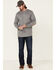 Image #2 - Cody James Men's FR Logo Long Sleeve Work T-Shirt , Light Grey, hi-res