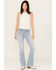 Image #1 - Shyanne Women's Desert Lily Light Wash Low Rise Bootcut Jeans, Light Wash, hi-res