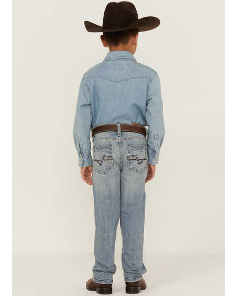 Image #1 - Cody James Little Boys' Crupper Light Wash Slim Straight Jeans - Sizes 4-8, Blue, hi-res
