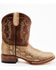 Image #2 - Tanner Mark Little Boys' Little Monster Western Boots - Broad Square Toe, Brown, hi-res