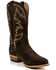 Dan Post Men's Becker Western Boots - Medium Toe, Dark Brown, hi-res