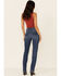 Image #2 - Idyllwind Women's Dark Wash Going Places Straight Denim Jeans, Dark Blue, hi-res