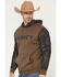 Image #2 - Hooey Men's Legendary Southwestern Hooded Sweatshirt, Brown, hi-res