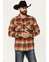 Image #1 - Pendleton Men's Burnside Plaid Print Long Sleeve Button-Down Flannel Shirt, Red, hi-res