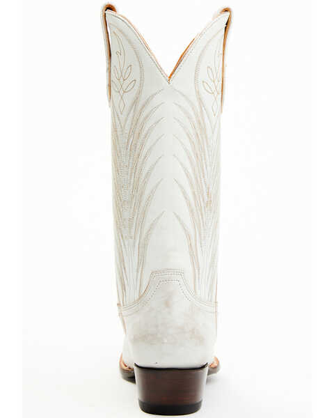 Image #5 - Old Gringo Women's Emmer Vintage Embroidered Tall Western Leather Boots - Snip Toe, White, hi-res