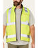 Image #2 - Hawx Men's Hi-Vis Safety Vest - Big, Yellow, hi-res