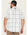 Image #4 - ATG by Wrangler Men's All-Terrain Hemp Utility Plaid Denim Short Sleeve Shirt , Blue, hi-res