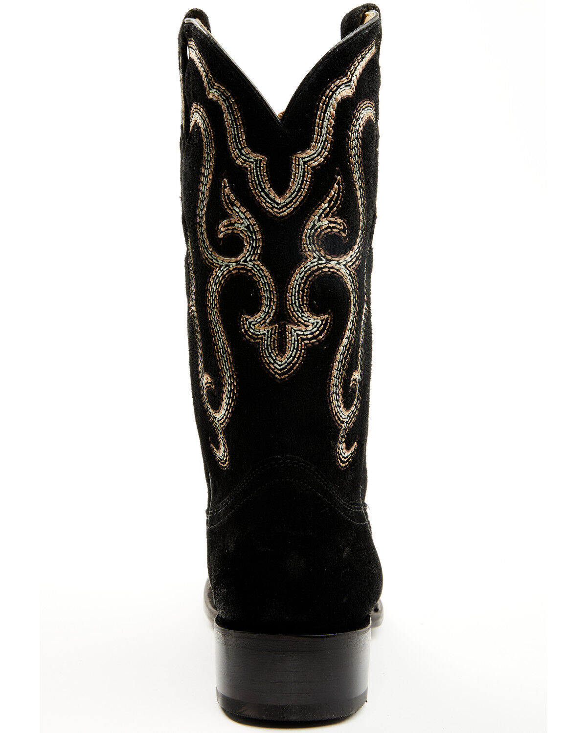 Image #5 - Corral Men's Roughout Embroidered Western Boots - Square Toe, Black, hi-res