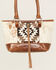 Shyanne Women's Saratoga Hair-on Tote Handbag, Brown, hi-res