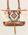 Shyanne Women's Saratoga Hair-on Tote , Brown, hi-res