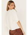 Wrangler Women's Chasing Cowboys Ain't Easy Cropped Graphic Tee, White, hi-res
